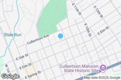 Map image of the property - 603 E Oak St