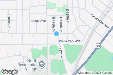 Map image of the property - 1516 E 118th St