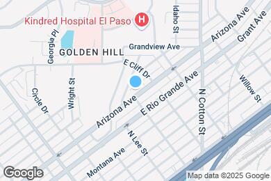 Map image of the property - 1705 Arizona Ave