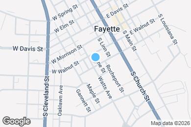 Map image of the property - 208 Watts Ave