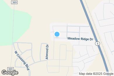 Map image of the property - 325 Meadow Ridge Dr