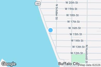 Map image of the property - 340 W 15th St