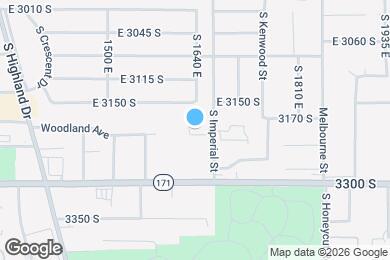 Map image of the property - 1647 E Woodland Ave