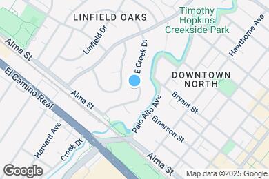 Map image of the property - 155 E Creek Dr