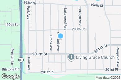 Map image of the property - 20037 Orchard Ave