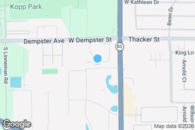 Map image of the property - 327 Hawthorne Cir