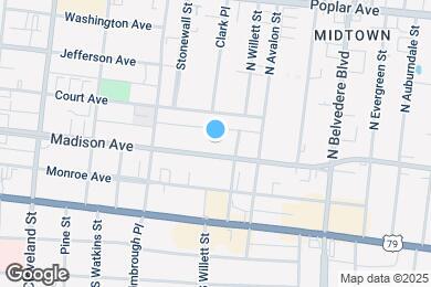 Map image of the property - 1544 Madison Ave