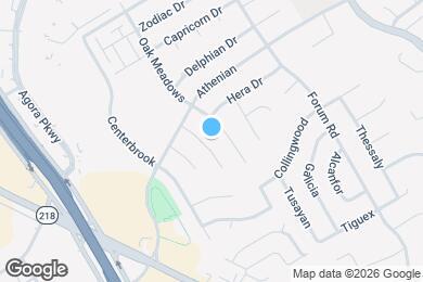 Map image of the property - 13622 Oak Breeze