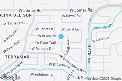 Map image of the property - 6832 W Paso Trl