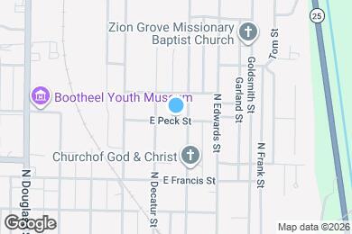 Map image of the property - 206 E Peck St
