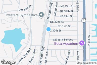 Map image of the property - 2975 NE 2nd Ave