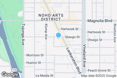 Map image of the property - Hue North Hollywood