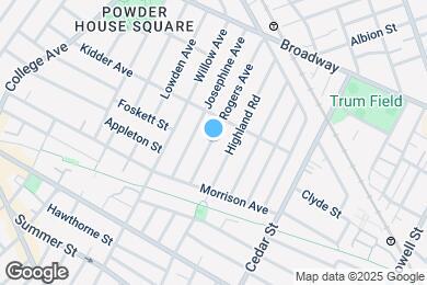 Map image of the property - 35 Rogers Ave