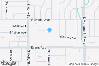 Map image of the property - 2034 S Holly St