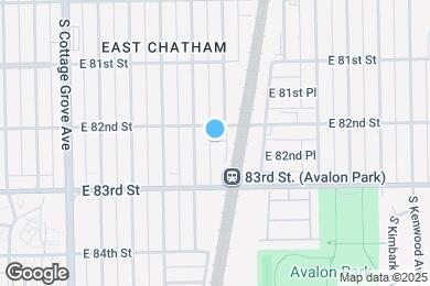 Map image of the property - 8212 S Dobson Ave