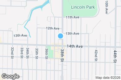 Map image of the property - 1326 38th St