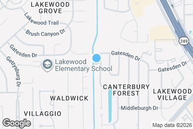 Map image of the property - 15707 Downford Dr