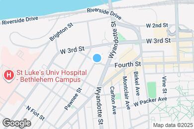 Map image of the property - 424 W 4th St
