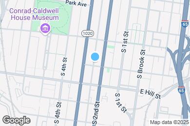 Map image of the property - 215 W Burnett Ave