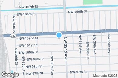 Map image of the property - 3248 NW 102nd St