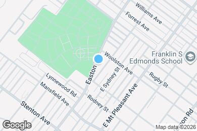 Map image of the property - 1128 Easton Rd