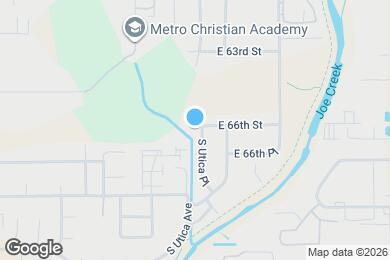 Map image of the property - 6604 S Utica Pl