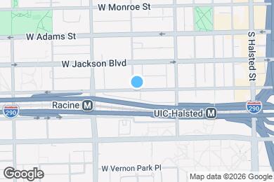 Map image of the property - 1077 W Van Buren St