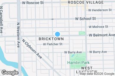 Map image of the property - 2143 Belmont