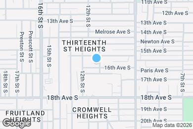 Map image of the property - 1111 16th Ave S