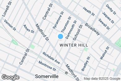 Map image of the property - 43 Thurston St