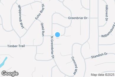 Map image of the property - 1273 W Stillwater Ln