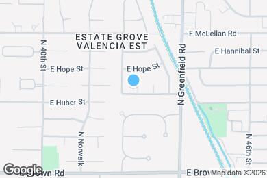 Map image of the property - 1426 N Omaha Cir