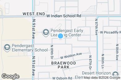 Map image of the property - 8913 W Fairmount Ave