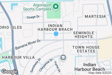 Map image of the property - 1106 Banana River Dr