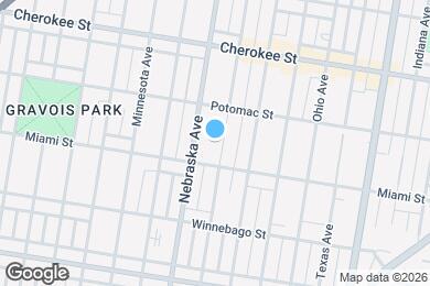 Map image of the property - 3537 Oregon Ave