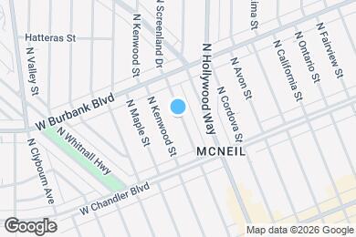 Map image of the property - 1309 N Screenland Dr