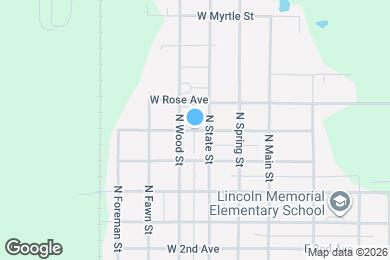 Map image of the property - 2026 W Howard St