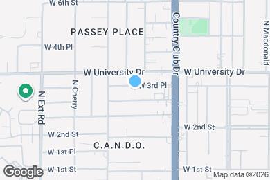 Map image of the property - 509 W 3rd Pl