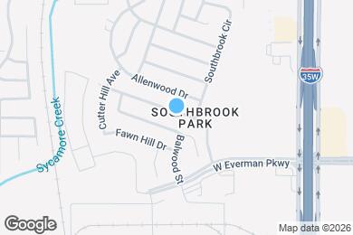 Map image of the property - 317 Blairwood Dr