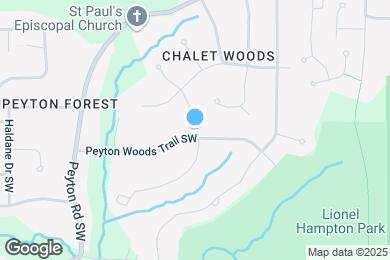 Map image of the property - 2647 Peyton Woods Trail SW