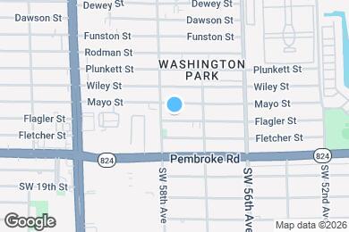 Map image of the property - 5731 Flagler Street