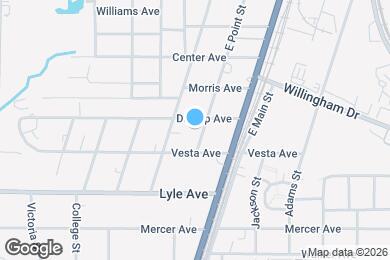 Map image of the property - 3193 E Point St