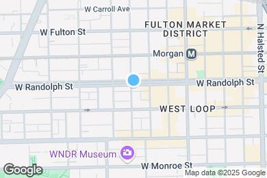 Map image of the property - 1123 W Randolph St