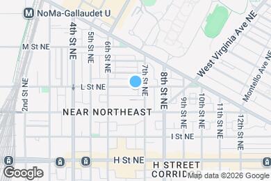 Map image of the property - 645 L St NE