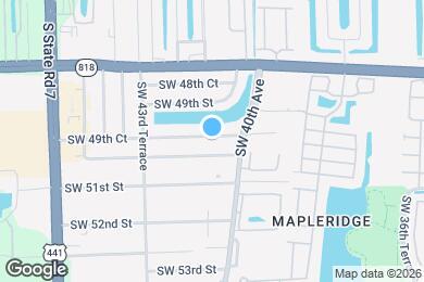 Map image of the property - 4114 SW 49th Ct