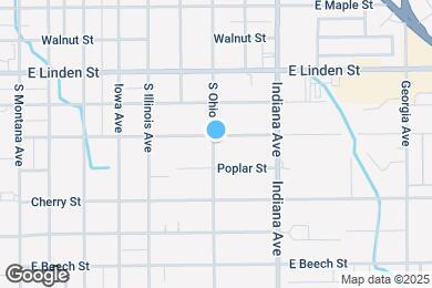 Map image of the property - 2707 S Ohio Ave