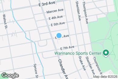 Map image of the property - 416 E 6th Ave