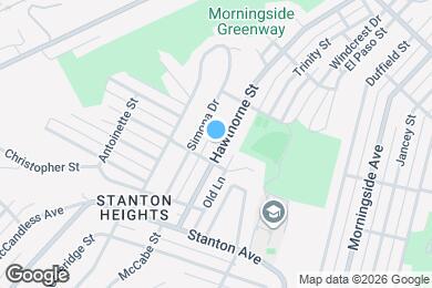 Map image of the property - 1419 Hawthorne St