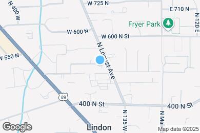 Map image of the property - 245 W 500 N