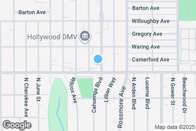 Map image of the property - 717 N Cahuenga Blvd